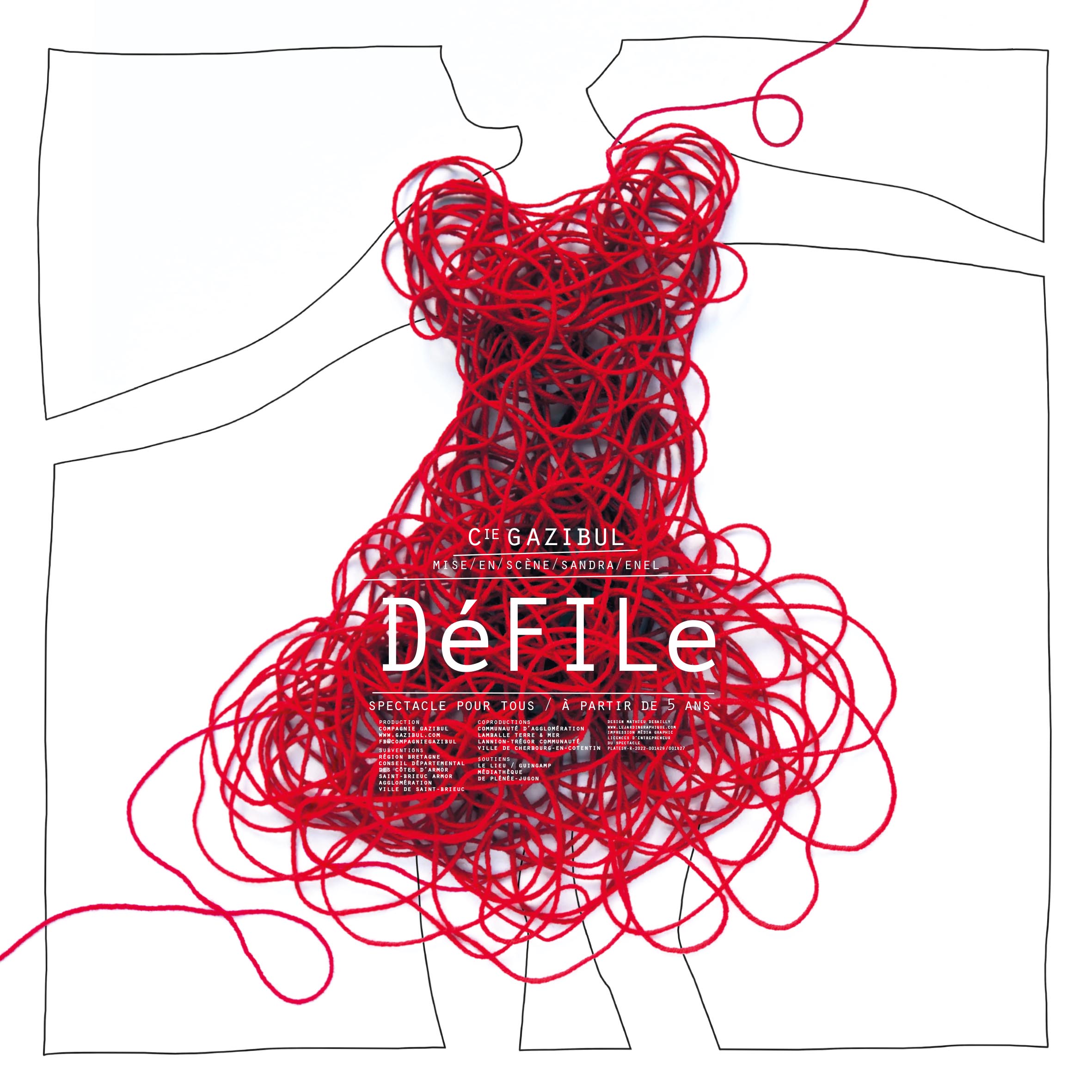 Lire la suite à propos de l’article « DéFILe », mardi 24 mars à 9h30, 10h45 (scol) et 18h30 (TP), salle Horizon – Plédran (22)